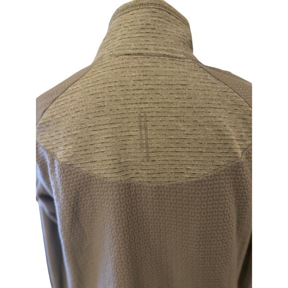 Nike Therma-Fit Quarter-Zip Pullover, Light Gray, Size Small, Women's - Picture 8 of 8